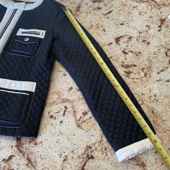 LAUNDRY BY SHELLI SEGAL Quilted JACKET Sz L - Picture 11 of 16